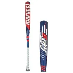 New Marucci CAT9 Connect Pastime BBCOR Baseball Bat Red/White/Blue