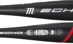 New Demo Marucci ECHO Composite Fastpitch Bat, 2 1/4″ Barrel 33/23 Black/Red