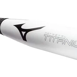 New Mizuno F21-TITANIUM -10 Fastpitch Softball Bat 2021 3 Piece Black/White USSSA 1.20 BPF Stamp