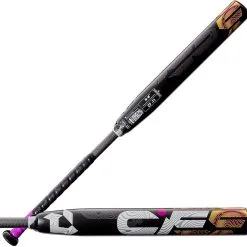 Softball Bats New DeMarini 2022 CF Fastpitch Softball Bat Series Composite Black/Purple