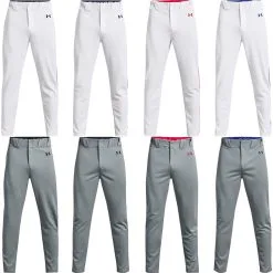 Under Armour Vanish Youth Piped Baseball Pants Open Bottom 1367357