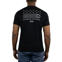 Baseballism Men's Stars & Strikes Baseball T-Shirt STARS & STRIKES