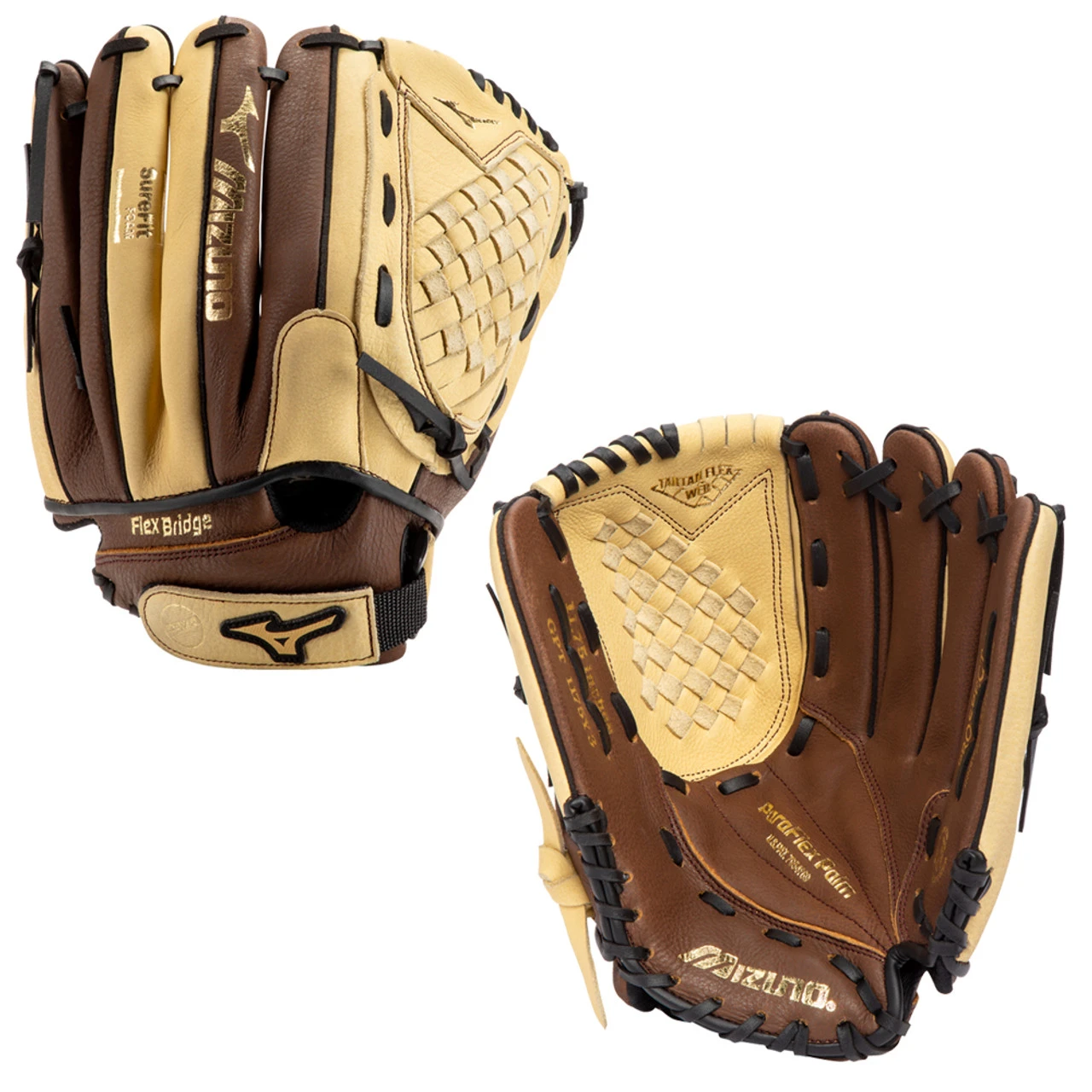 Mizuno Prospect Paraflex Series 11.75" Youth Baseball Glove 312940 2 Mizuno Prospect Paraflex Series 11.75" Youth Baseball Glove 312940