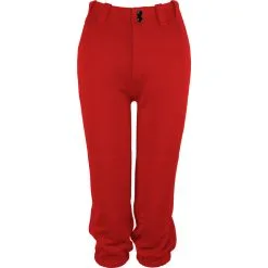 Marucci Double Knit Red Girls' Fastpitch Softball Pants