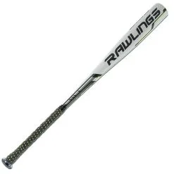 New Rawlings 5150 BB75 BBCOR Baseball Bat 2 5/8″ Silver/White Baseball Bats