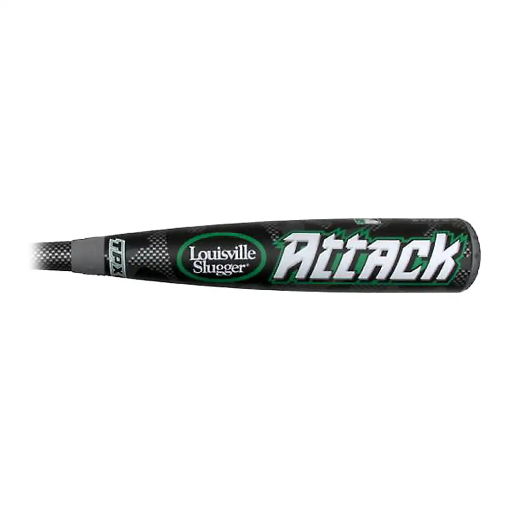 Baseball Bats New Louisville Slugger Attack SL13A Senior League Baseball Bat Black/Green 4 Baseball Bats New Louisville Slugger Attack SL13A Senior League Baseball Bat Black/Green - Image 2