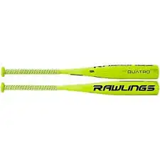 New Rawlings SL7Q10 Quatro Senior League Baseball Bat 2 3/4″ Baseball Bats
