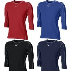 Youth Evoshield Pro Team Mid Sleeve Baseball Compression Shirt WTV2005
